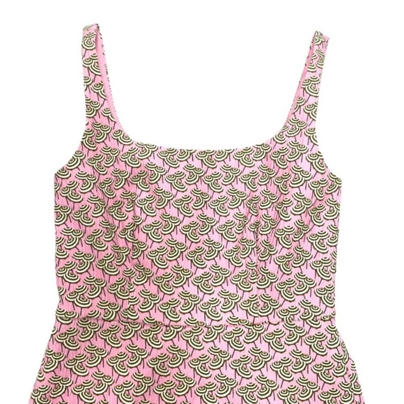 J.CREW Parasol Umbrella Print Jacquard Sheath Dress in Pink Size 4 Style #J3223 - Picture 3 of 8